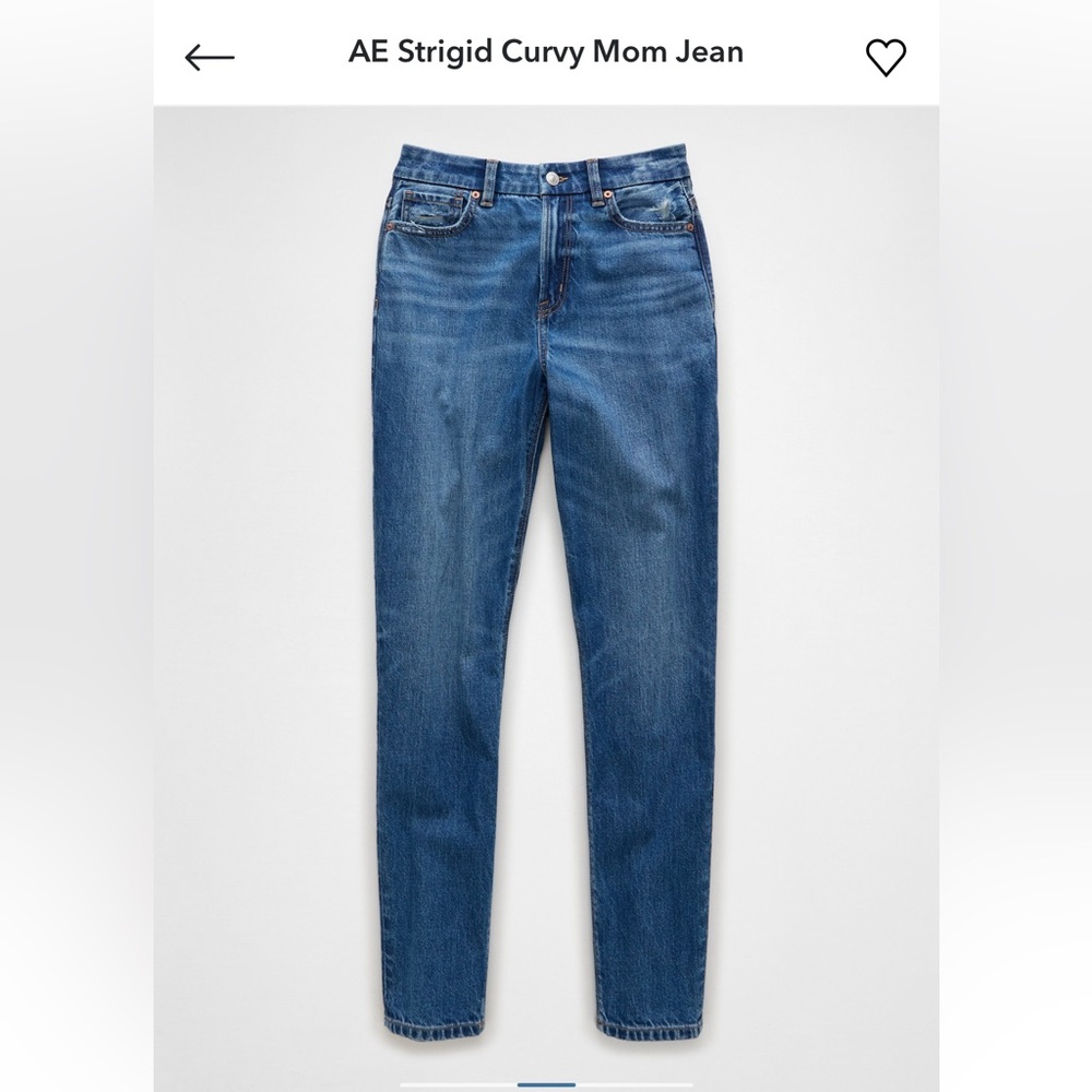 American Eagle Outfitters Women's Classic Blue Straight Leg Jeans